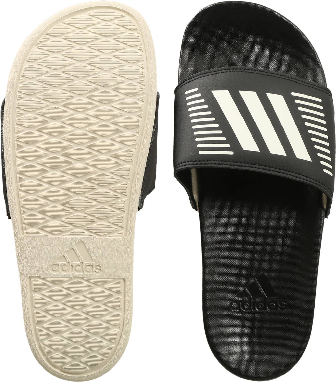 ADIDAS Unisex Black Slides - Image 5