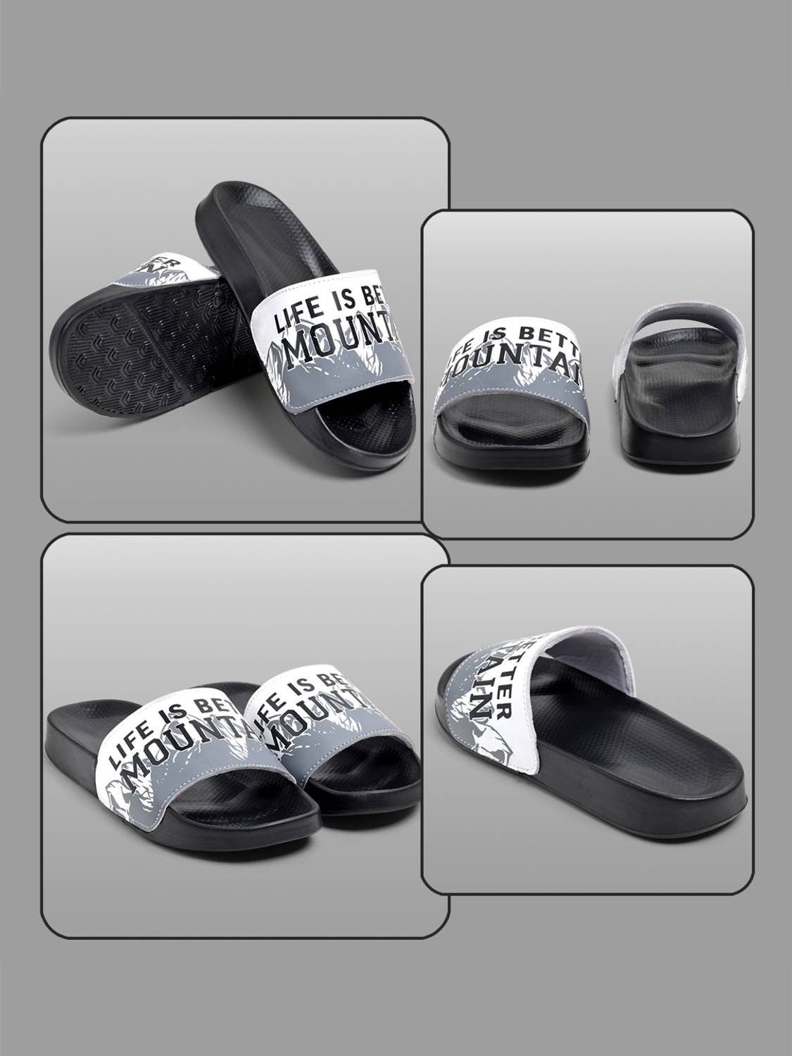 ISHAAN TASHAN Men Slides White - Image 2