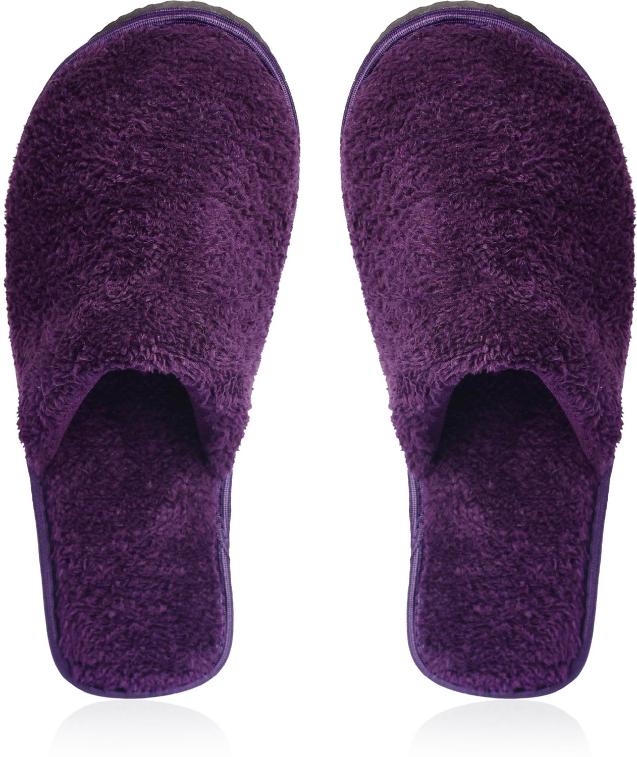 Image of Mifuzi Women Women's Girl's House Soft Fur Slipper Winter Home Indoor Bedroom Closed Toe Warm Slippers