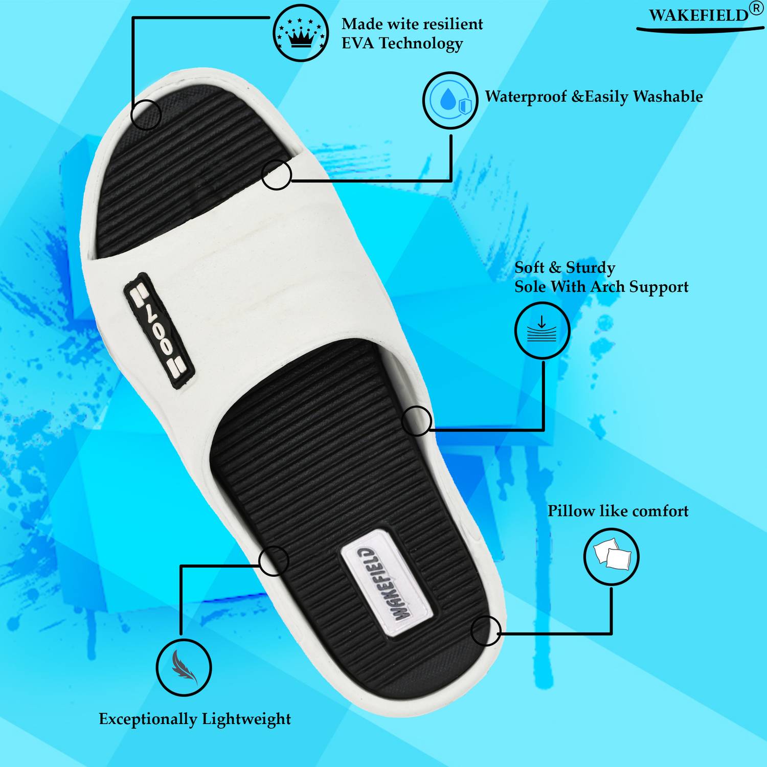 Wakefield Men Black Slippers - Image 2