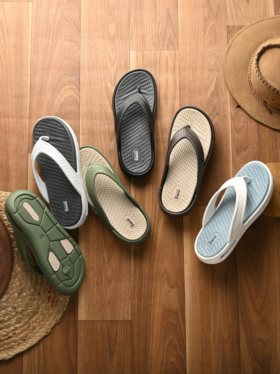 Image of DOCTOR FEEL SOFT Men Men Orthopedic Slippers|Soft Cushion|Anti-Skid|Arch Support|Daily Wear Slippers Slippers