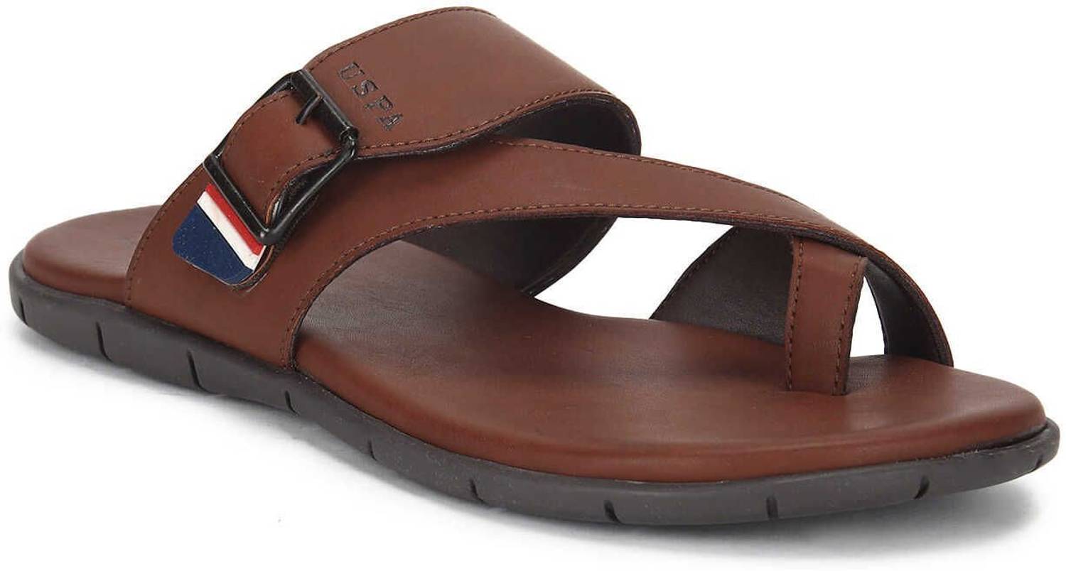 U.S. POLO ASSN. Men Beige Flip Flops - Image 4
