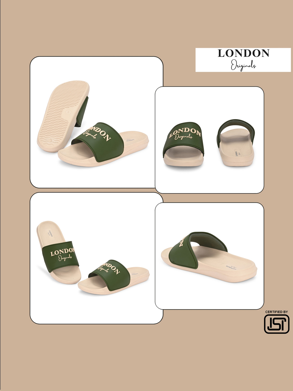 Image of London Originals Men Soft Comfortable Trendy Chappal Casual Lightweight Men Slippers for Daily Wear Slides