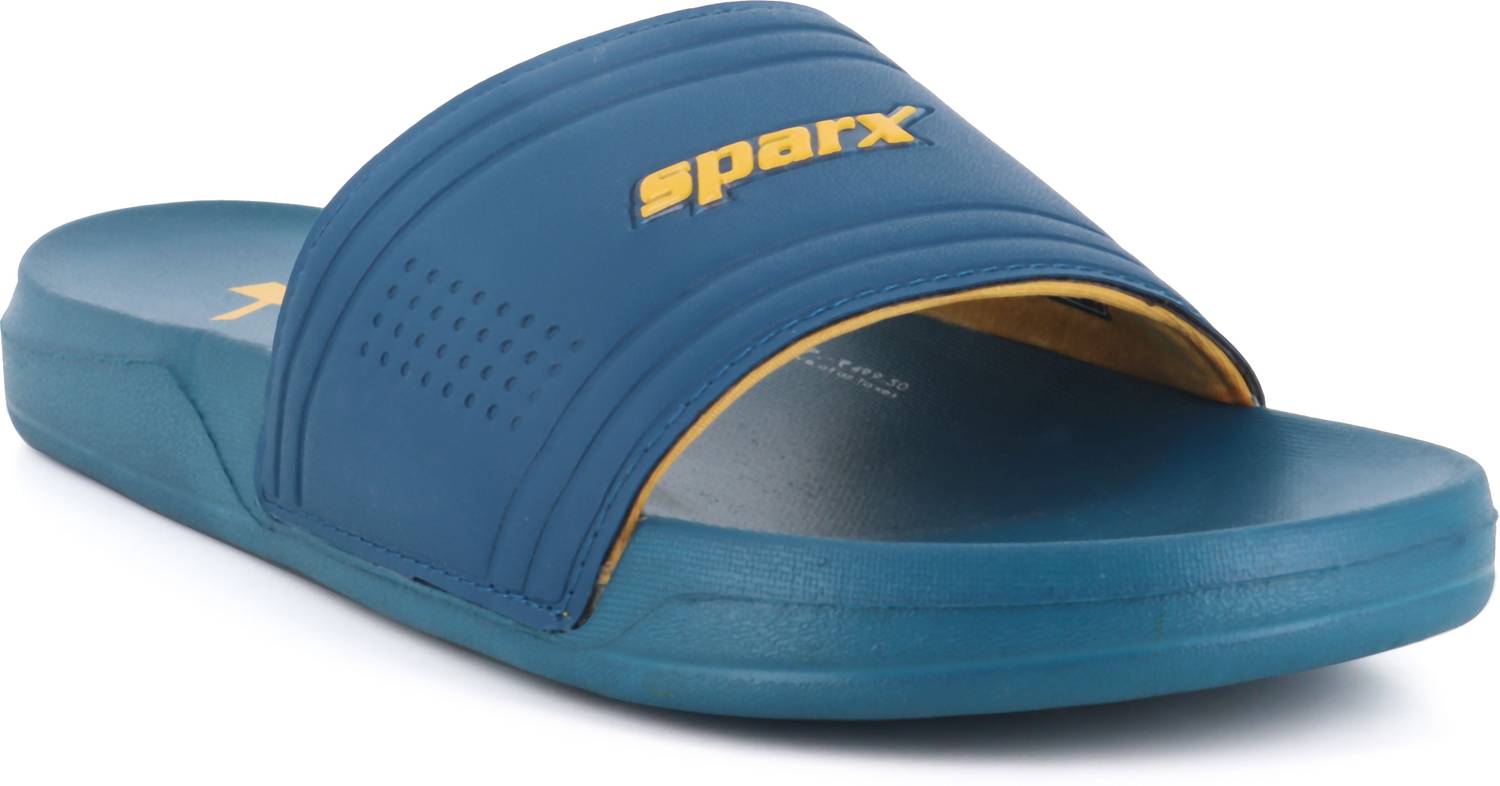 Sparx Men Blue Slides - Image 2