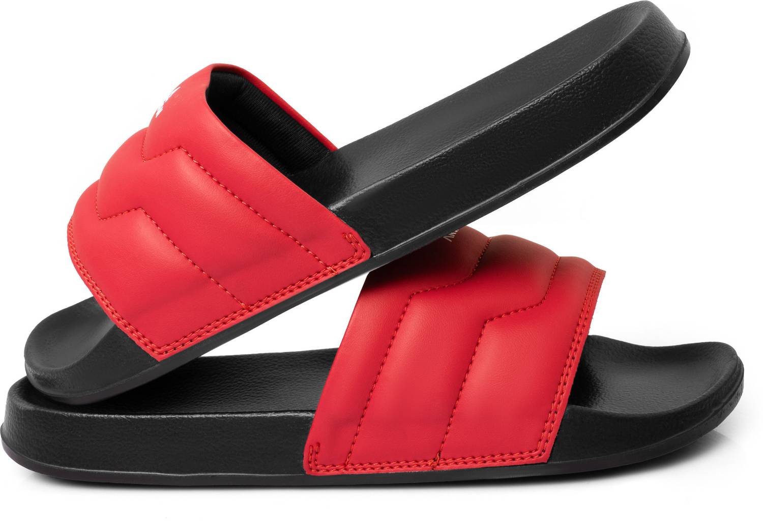 ARVAN Men Red Slides - Image 3