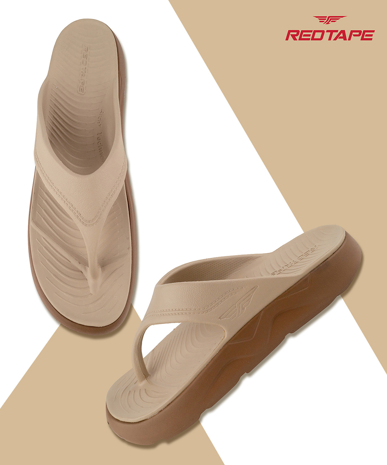 Image of RED TAPE Women Flip Flops