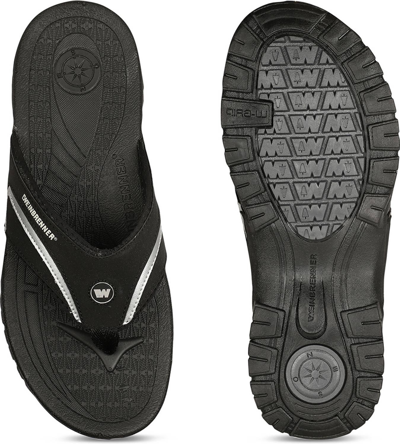Weinbrenner Men Black Slippers - Image 4