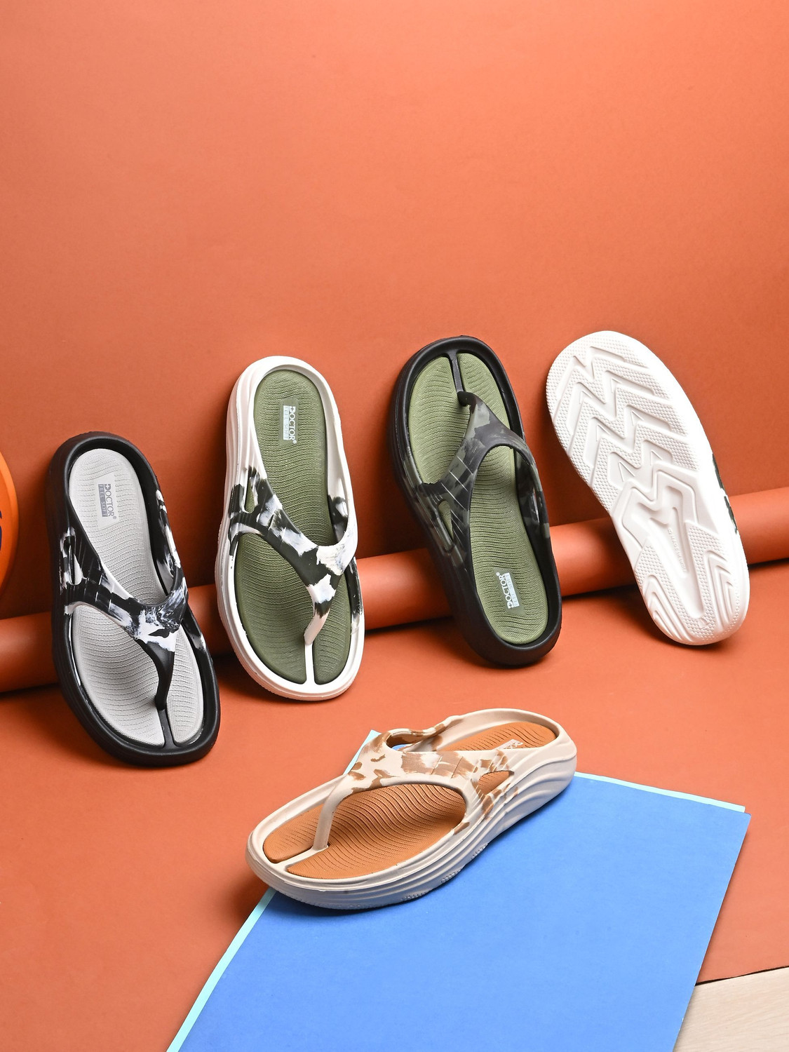 Image of DOCTOR FEEL SOFT Men Orthopedic Comfort Slippers for Men | Lightweight Fit Slippers