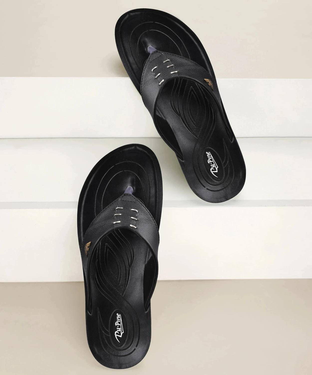 Pu-Pine Men Affordable Daily Wear with Soft Sole Flip Flops