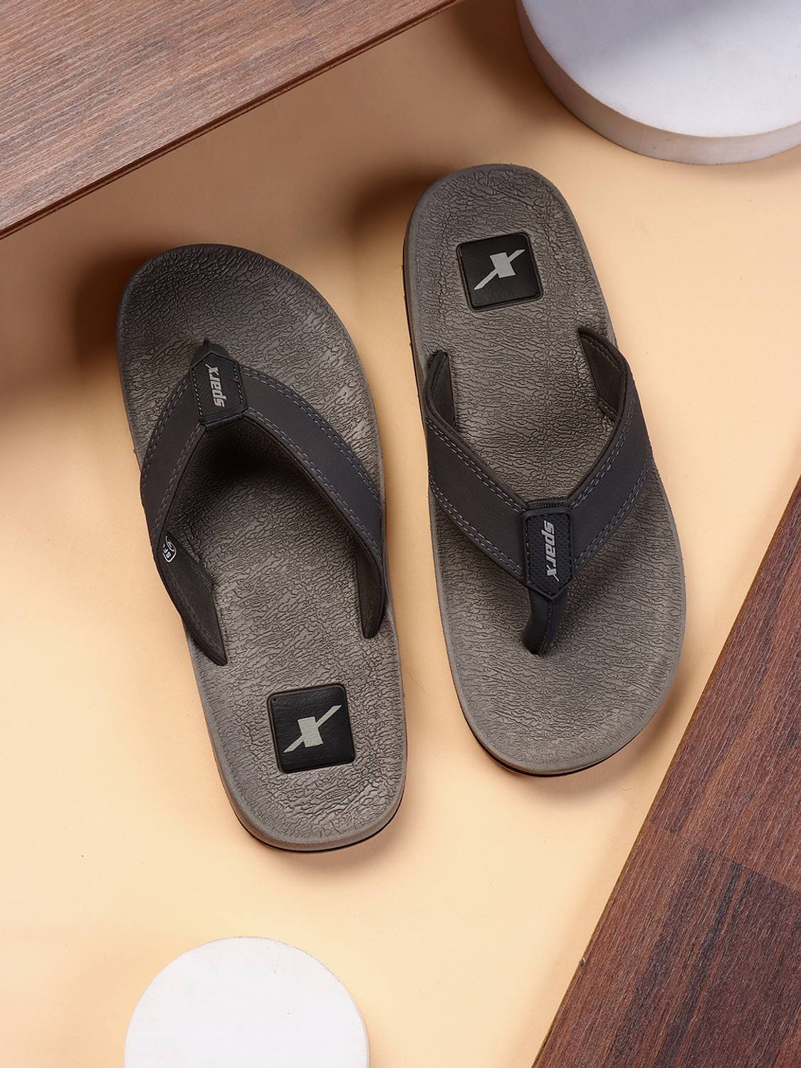 Sparx Men Slippers Gray - Image 1
