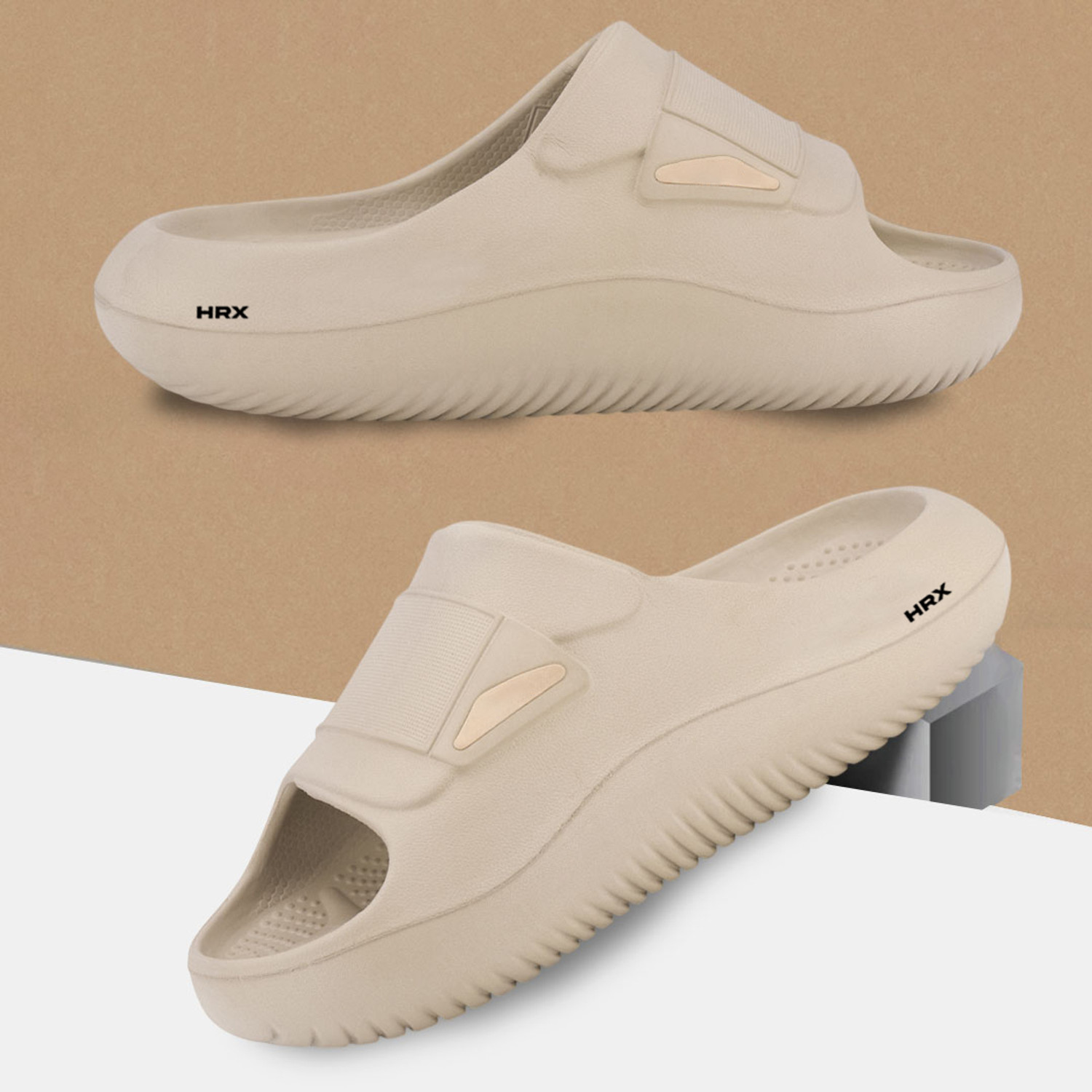 Image of HRX by Hrithik Roshan Men Flip Flops