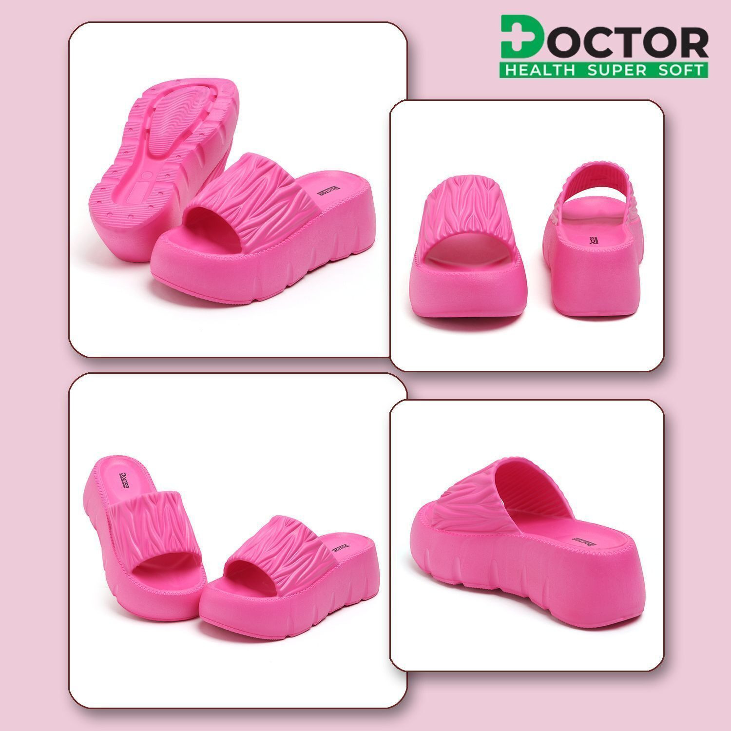 Image of Doctor Health Super Soft Women | Classic Ultra Soft | Cushion | Comfortable|Premium|Stylish|Trendy Slippers