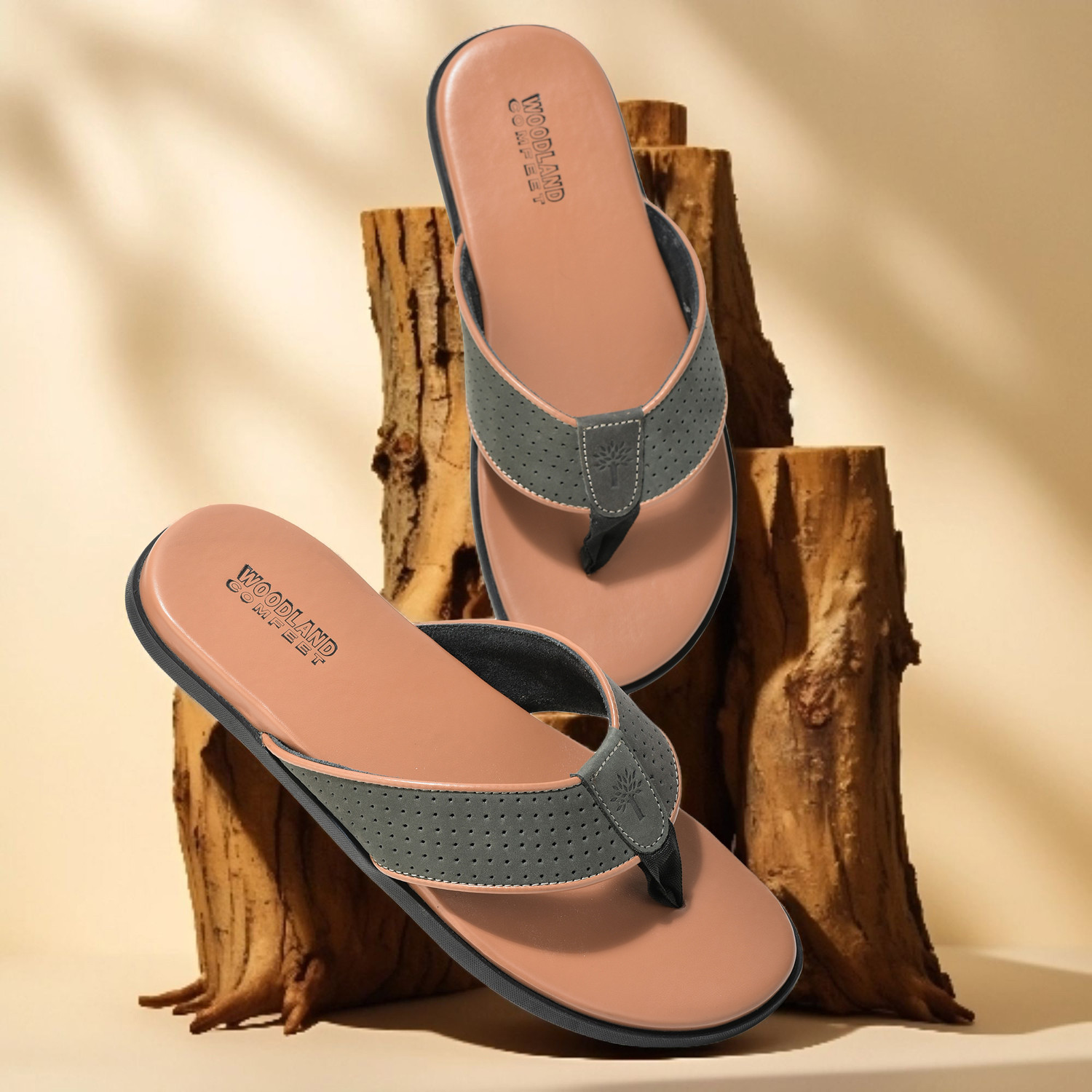 Image of WOODLAND Comfortable Soft Sole Lightweight Home Wear Men Casual