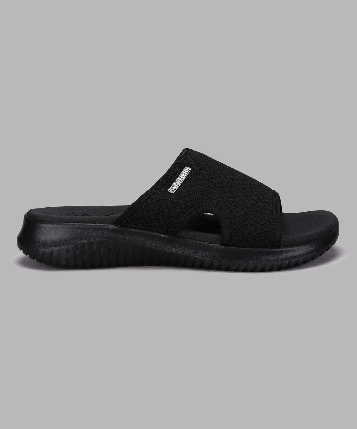 Image of Skechers Women Slides (Black, 3)