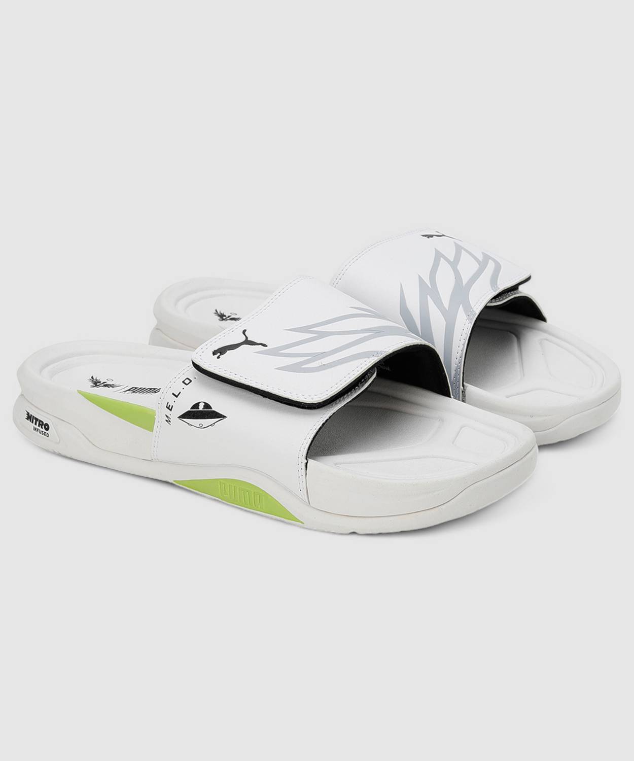 PUMA Men Dream Nitro Slide MB2 White Slides - Image 2