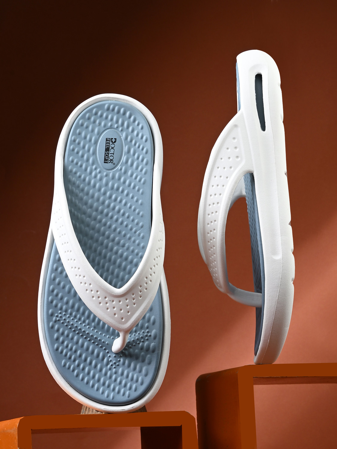 Image of DOCTOR FEEL SOFT Men Men Orthopedic Slippers|Soft Cushion|Anti-Skid|Arch Support|Daily Wear Slippers Slippers