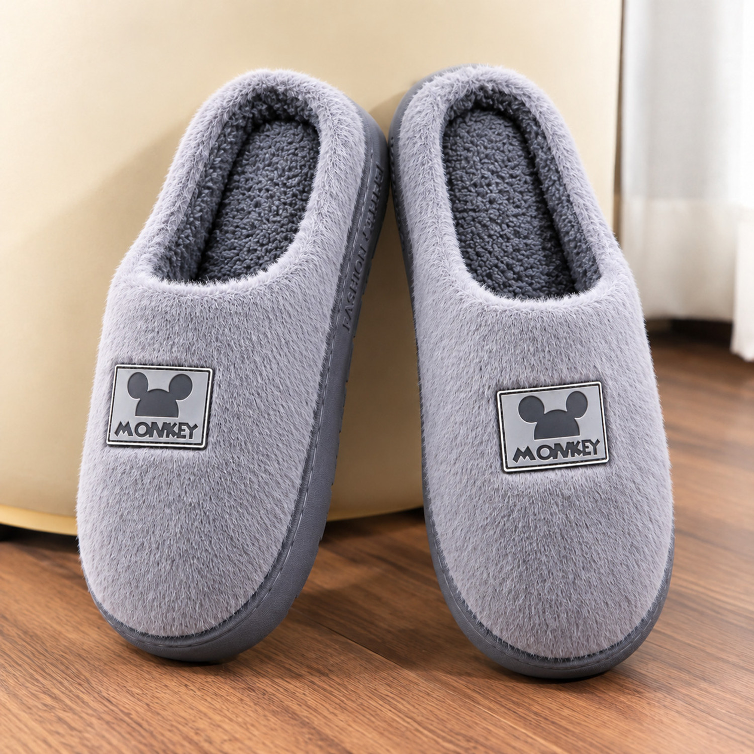 Image of Fighter Men Slippers (Grey, 8)