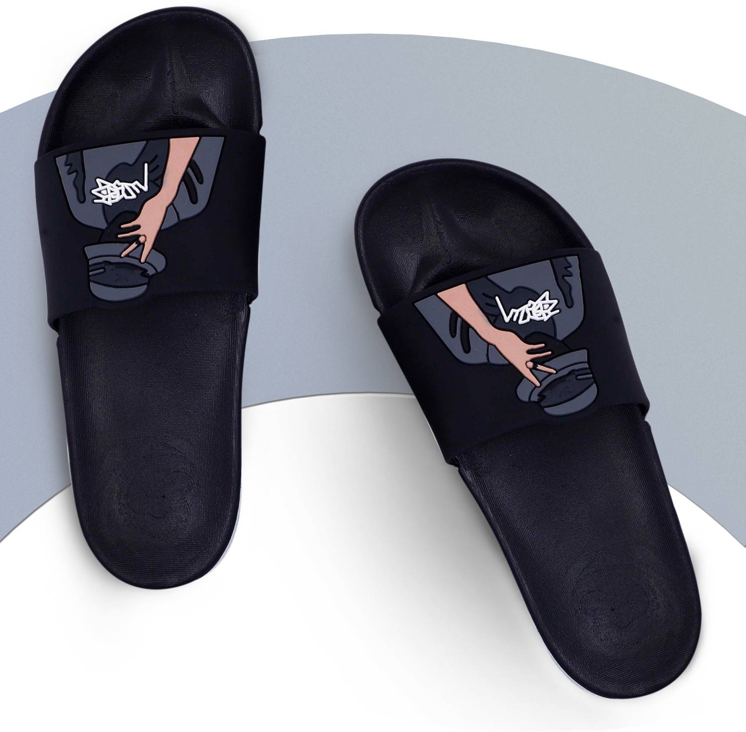 aadi Men Synthetic| Lightweight| Premiun| Comfort| Summer Tendy| Outdoor| Slides