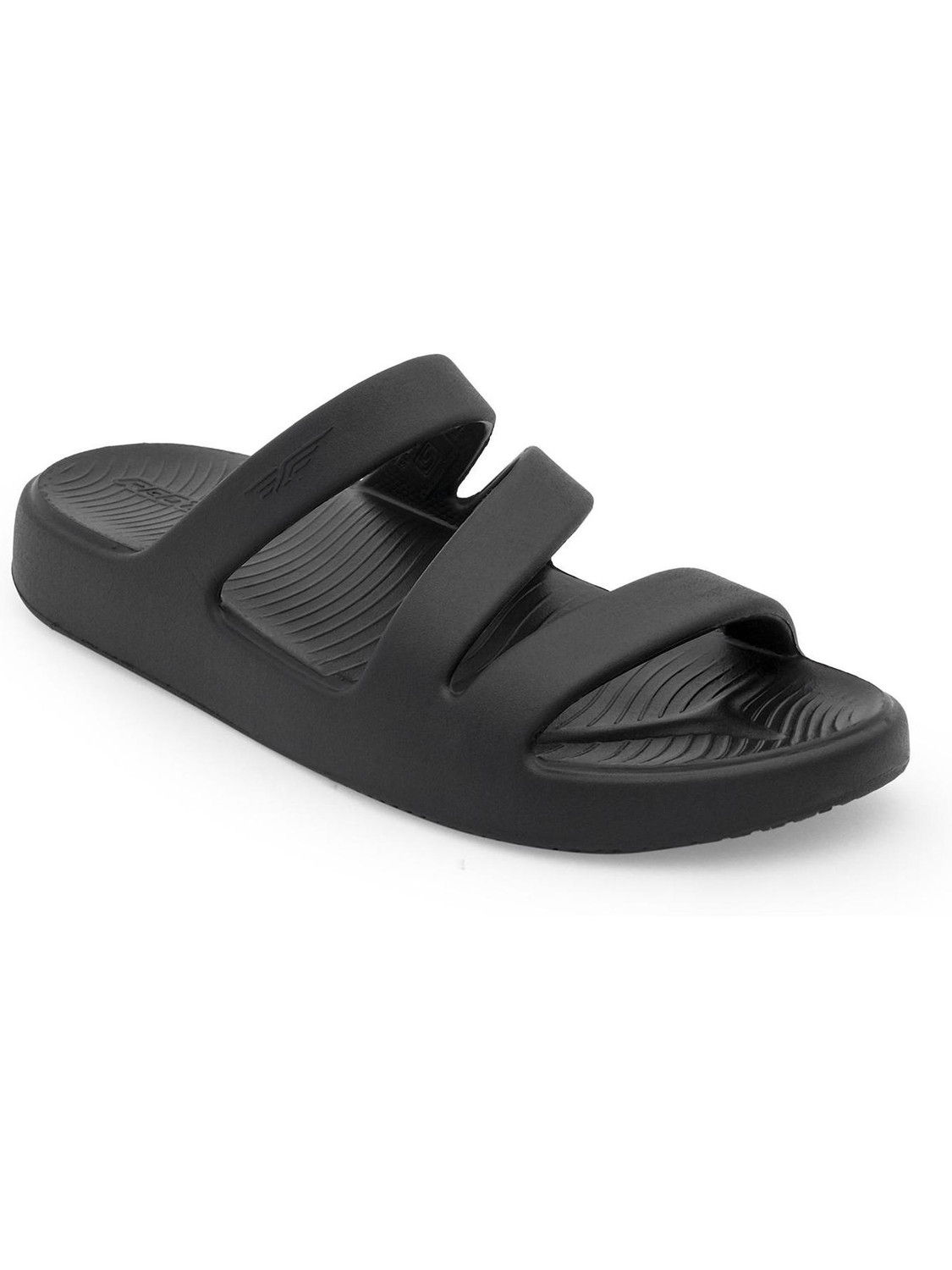Image of RED TAPE Women Slides (Black, 6)