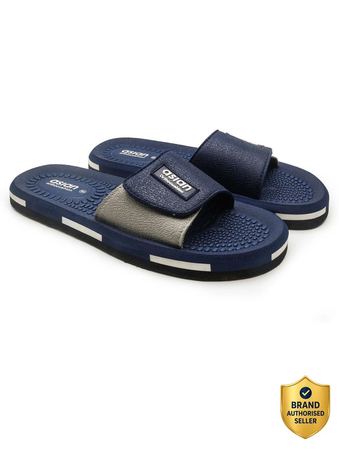 Image of asian Men Doctor Soft Cushion Slippers for Men | Ultra Soft Comfort with Arch Support Slides