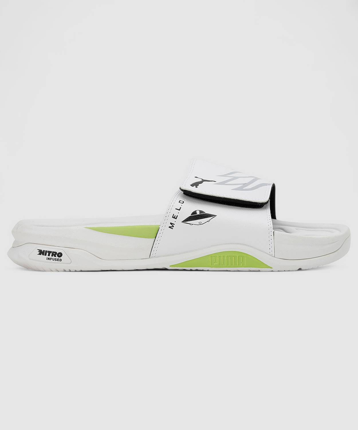 PUMA Men Dream Nitro Slide MB2 White Slides - Image 3
