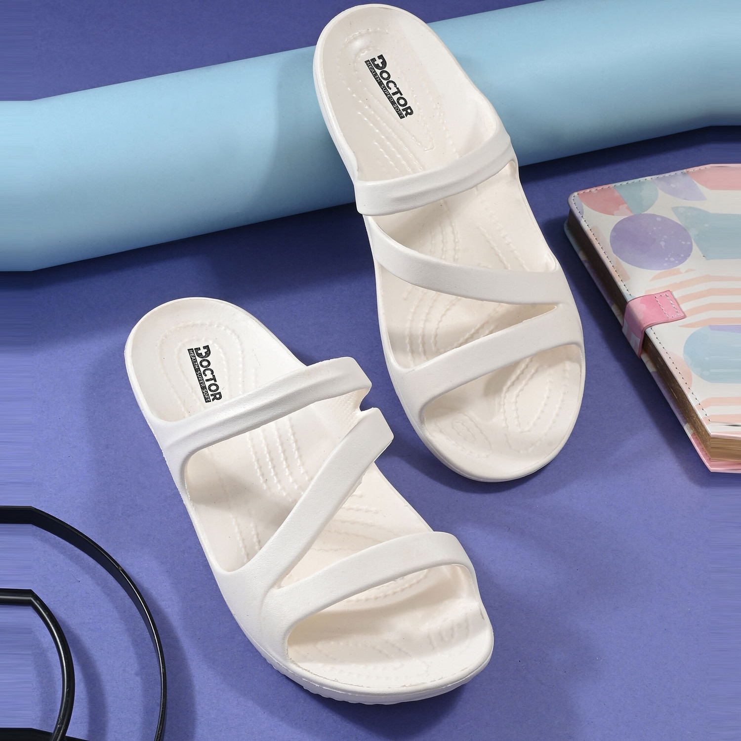 Doctor Health Super Soft Women Women Orthopedic|Ultra Soft Cushion|Lightweight|Anti-Skid|Daily Wear Slippers Slippers
