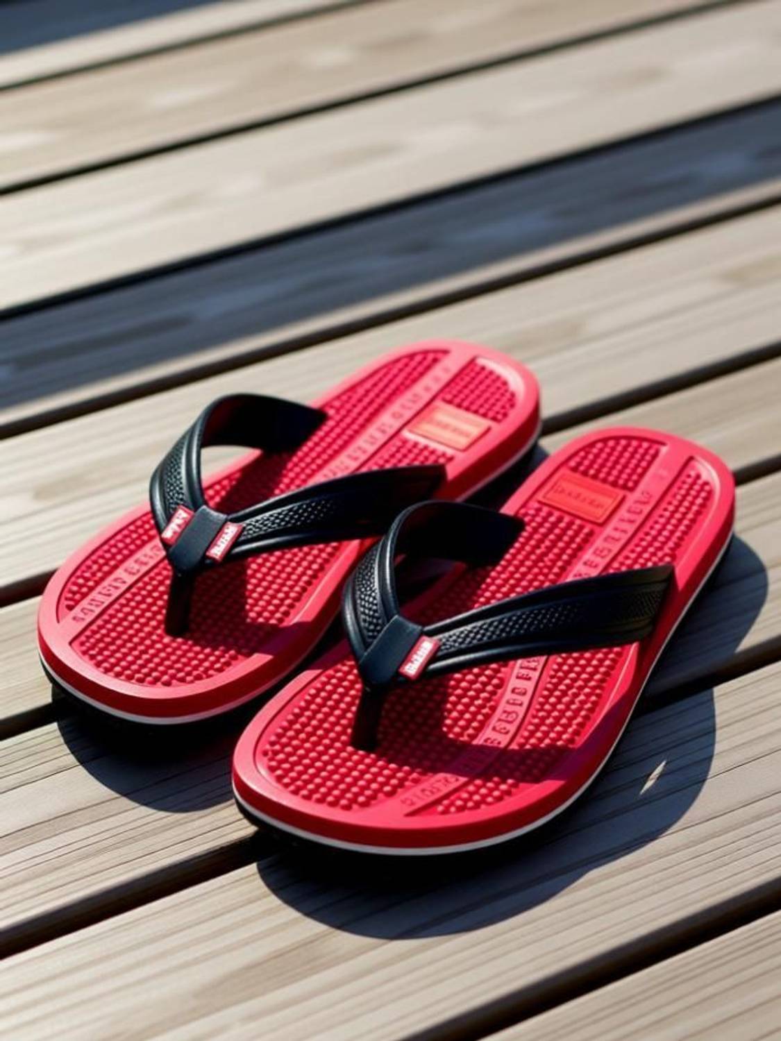 Dr. Ortho Men Accupressure Slippers Red - Image 3