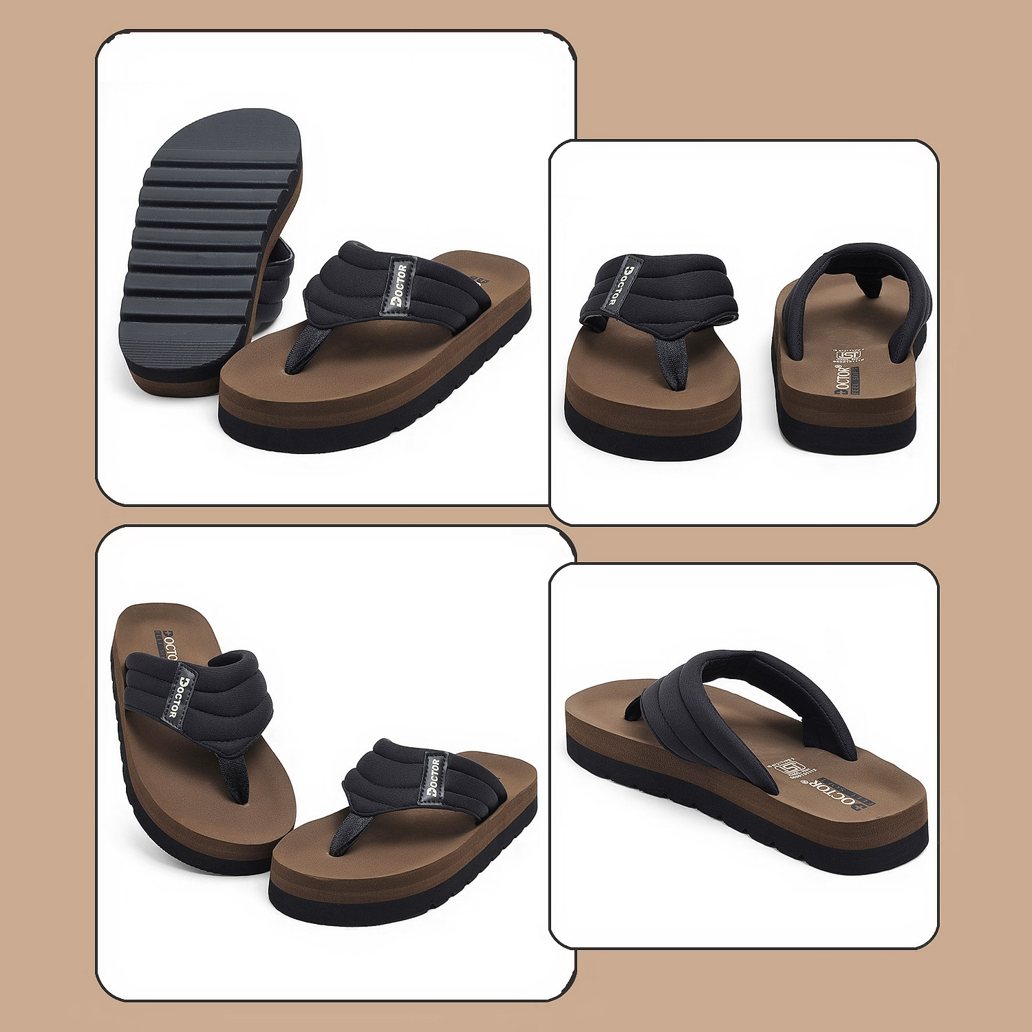 Image of DOCTOR FEEL SOFT Men Men Lightweight|Soft Cushioning|Flexible Sole|Daily Wear|Premium Quality Slipper Slippers