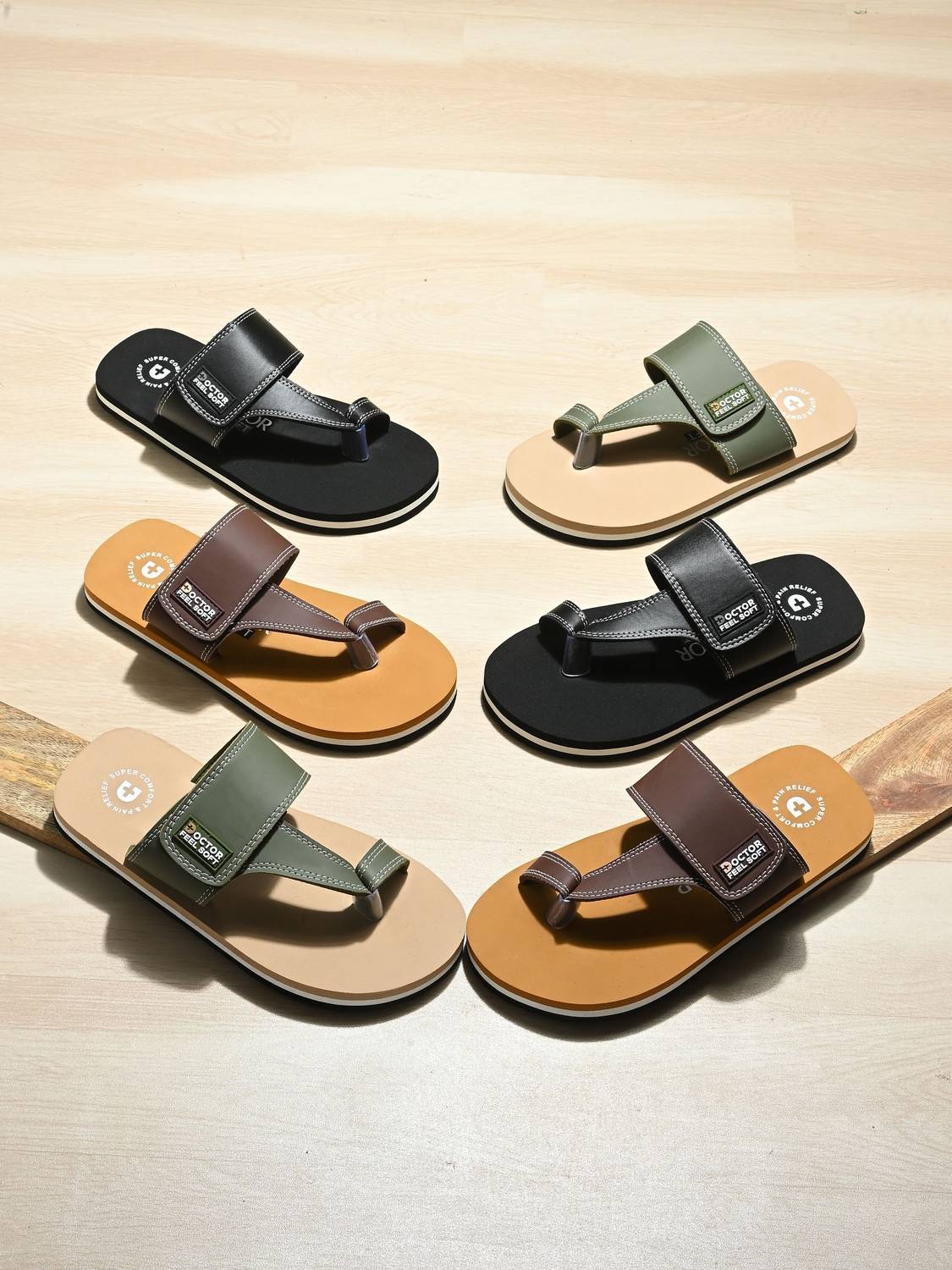 Doctor Feel Soft Men Orthopedic Comfort Slippers - Image 4