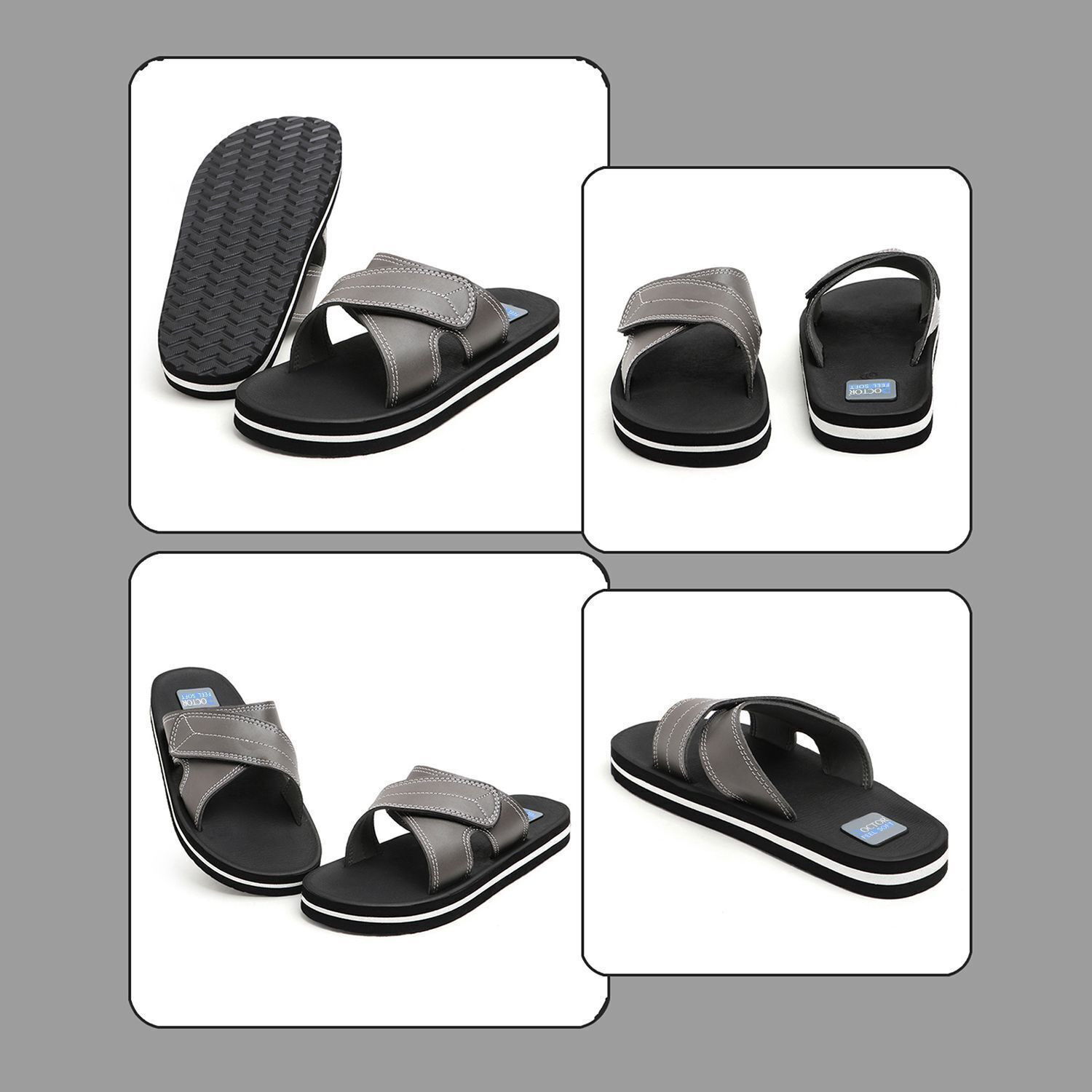Image of DOCTOR FEEL SOFT Men Men Orthopedic Slippers | All Day Comfort Support Slippers