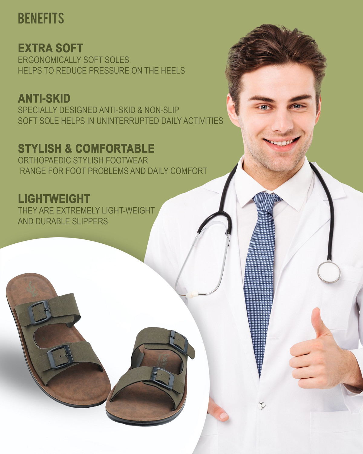 Image of Cushiva Men Slippers
