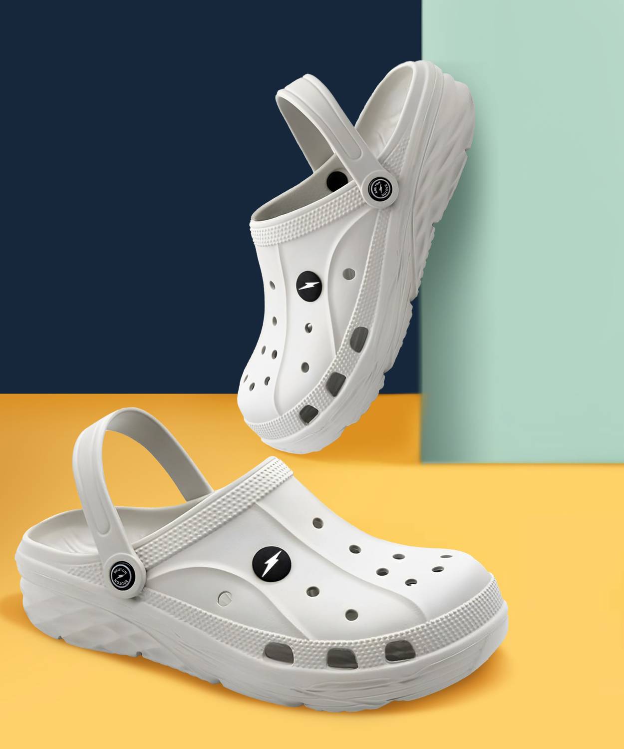 BRUTON Men Slides White - Image 5