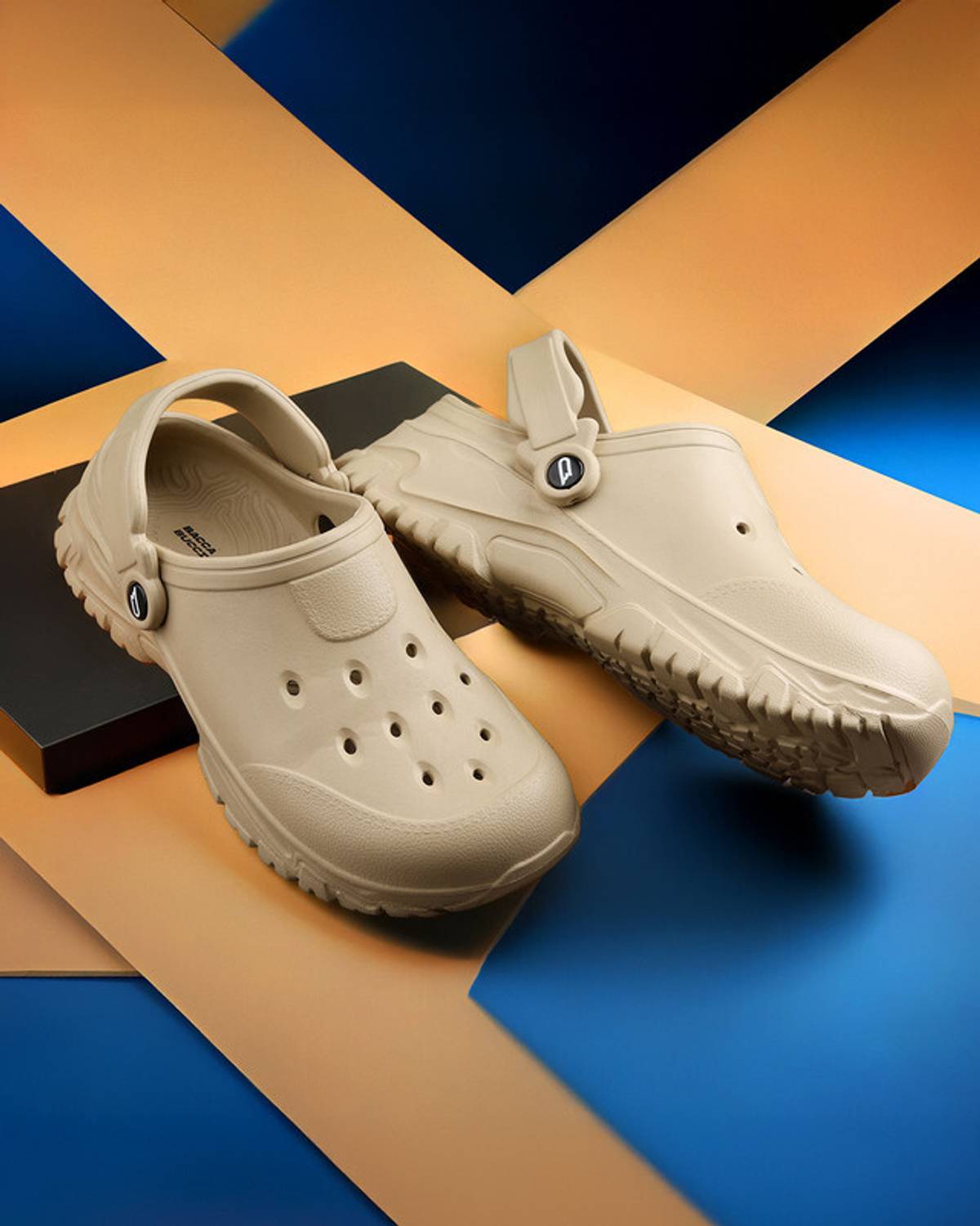 bacca bucci Men Beige Slides - Image 1