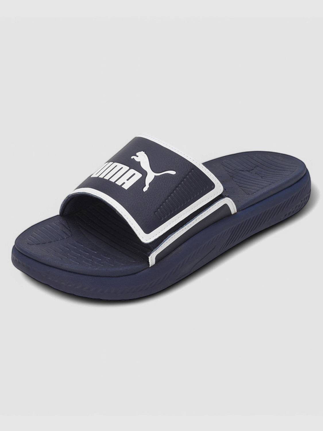 PUMA Men Softride Slide Slides Blue - Image 4