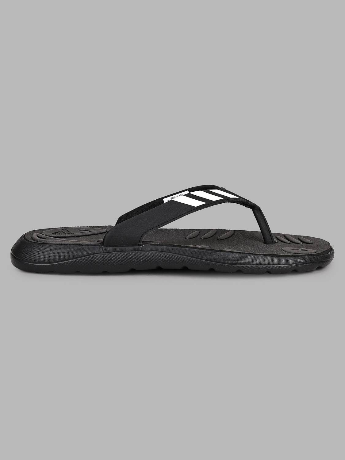ADIDAS Unisex Black Flip Flops - Image 3