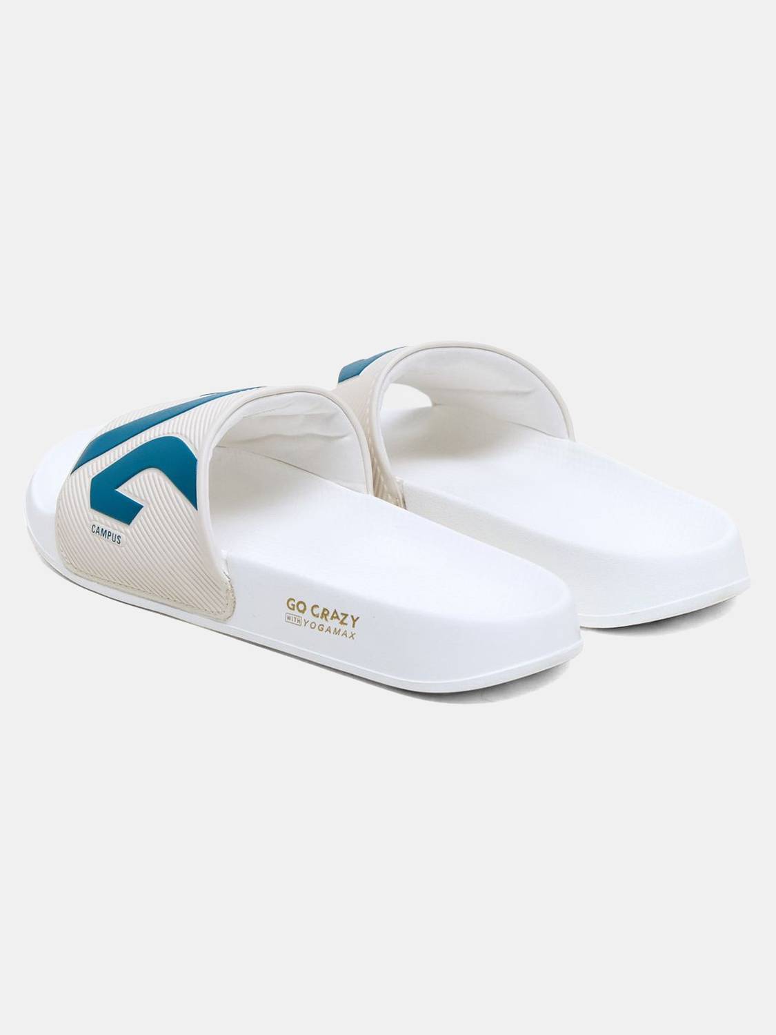 CAMPUS Men Slides White - Image 3