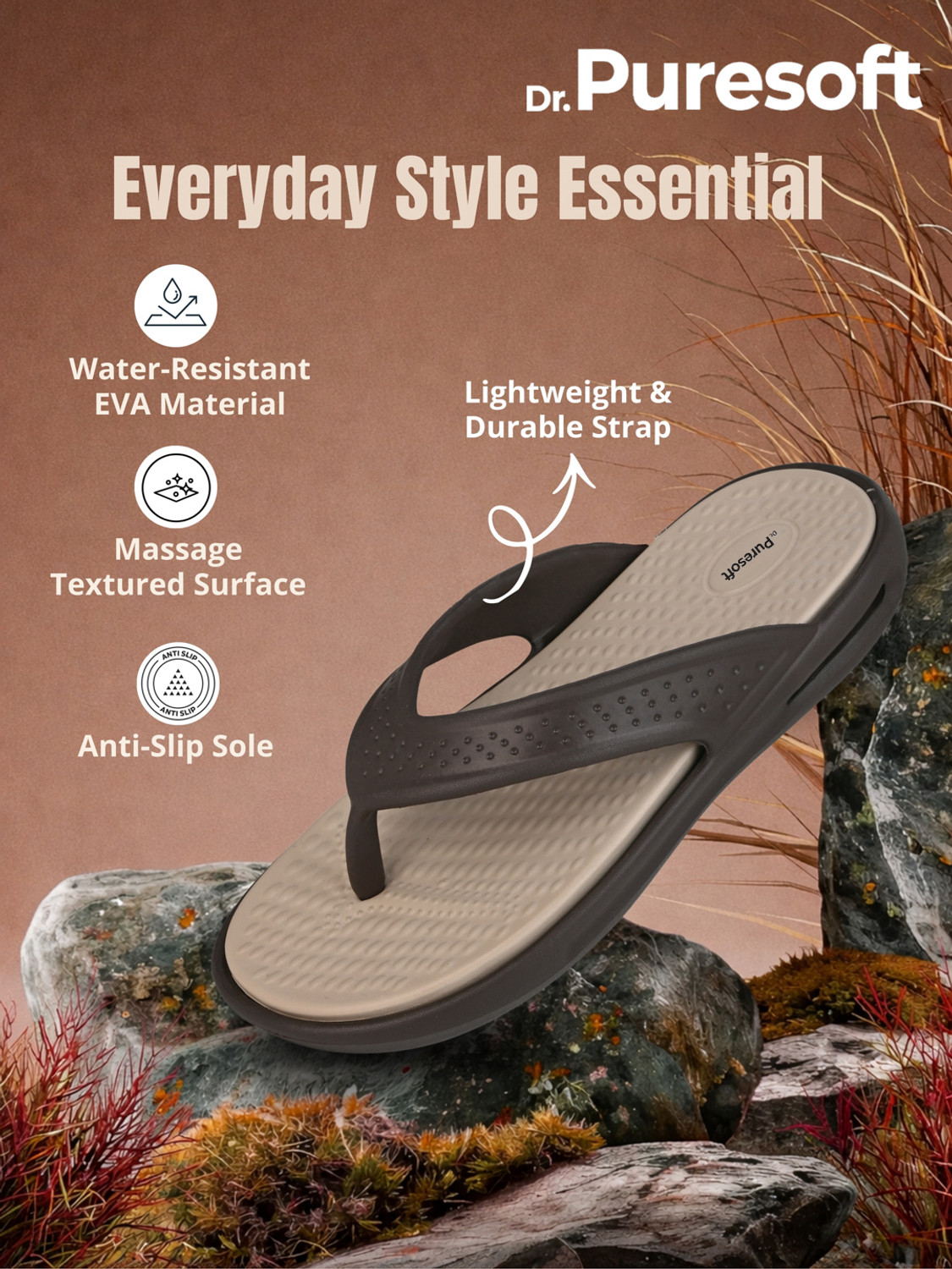 Image of Dr.Puresoft Men Flip Flops