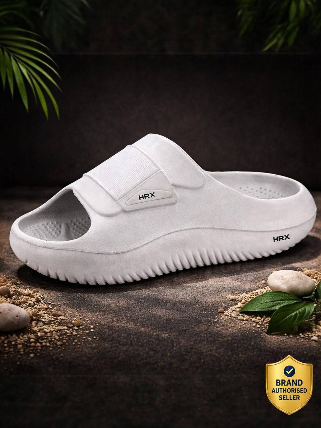 HRX by Hrithik Roshan Men Slippers Gray - Image 1