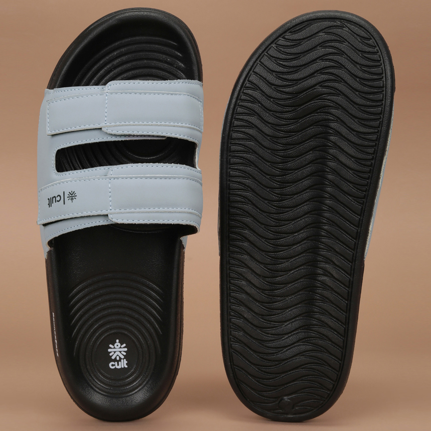 Image of Cult DualFlex Men Slides (Blue, 10)