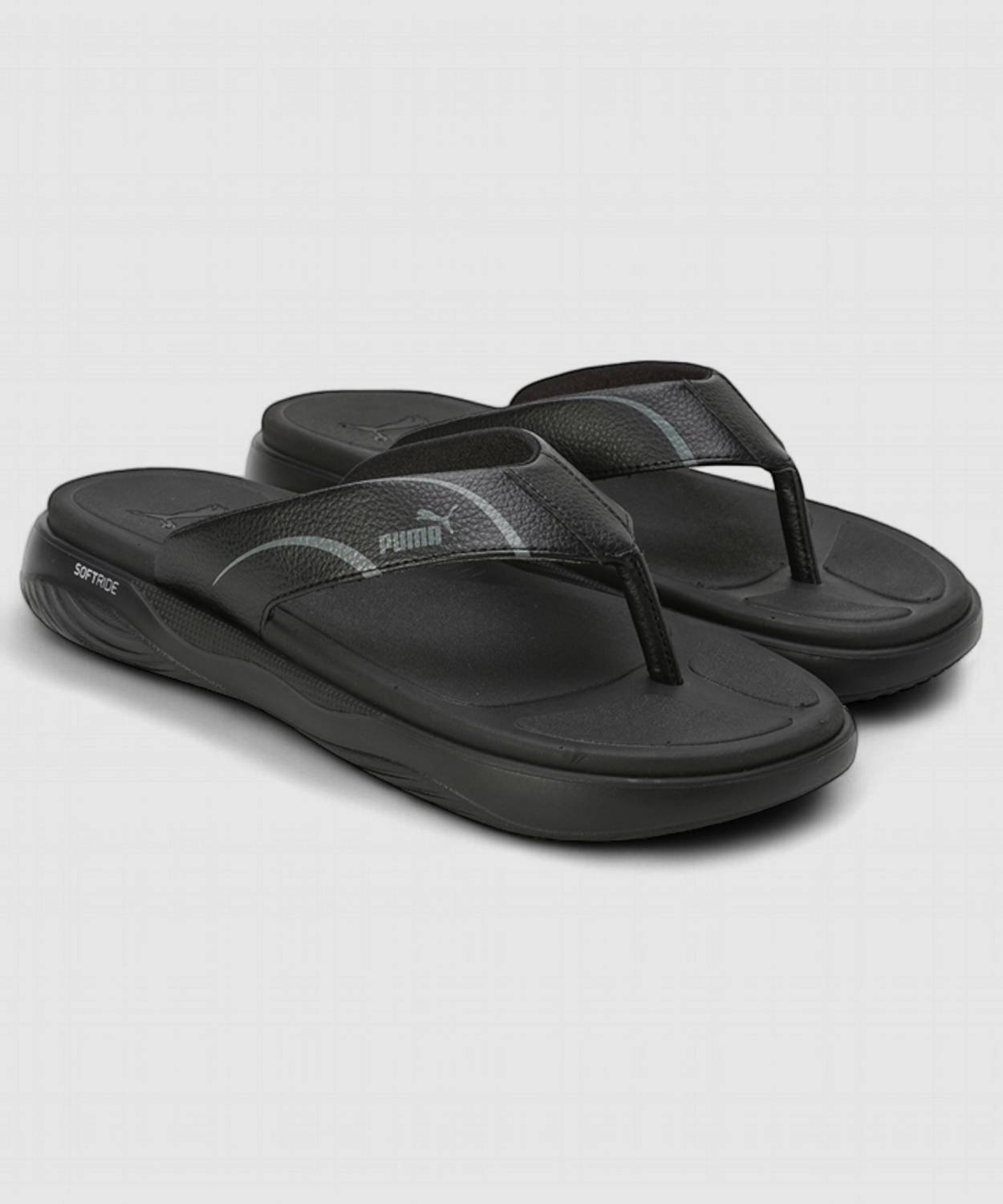 PUMA Men Softride Seave Xpress Flip Flops Black - Image 5