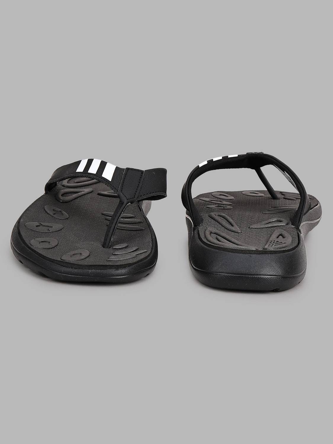 ADIDAS Unisex Black Flip Flops - Image 4