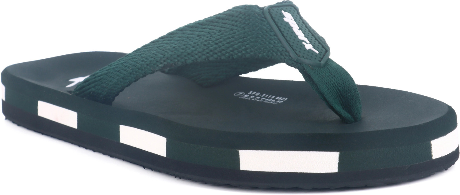 Image of Sparx Men Flip Flops (Olive, 8)
