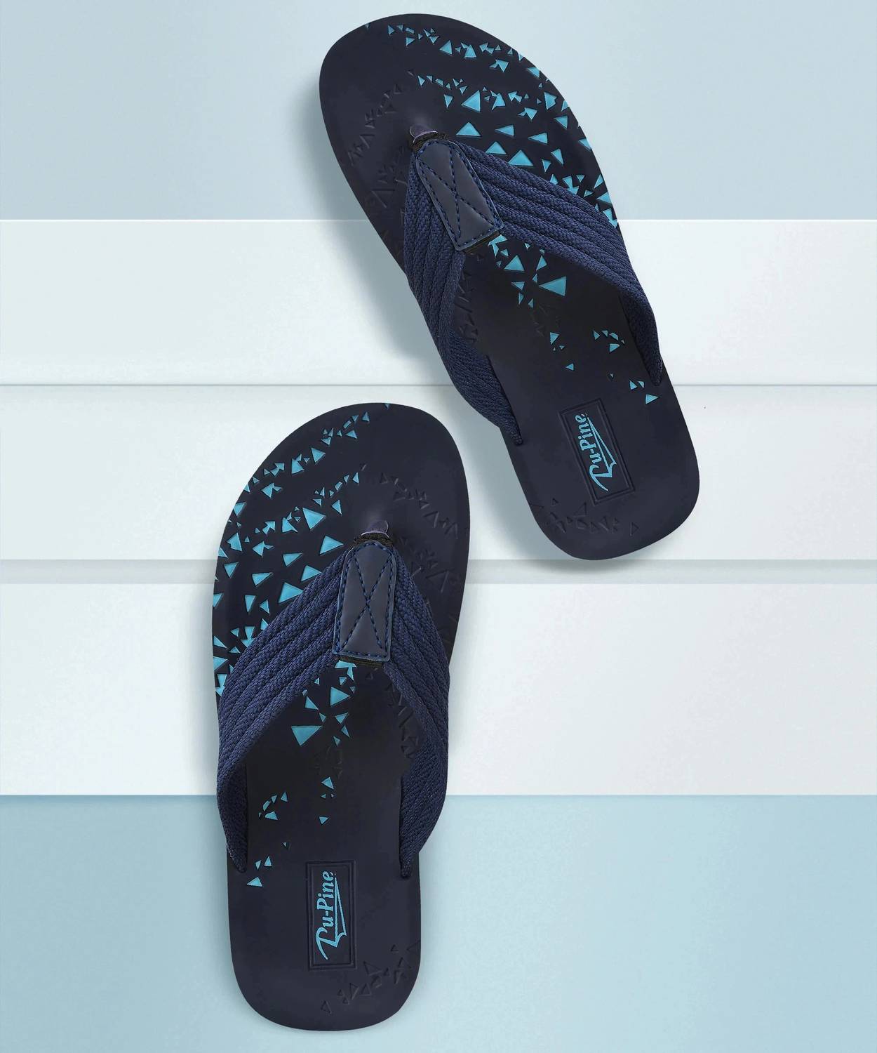 Pu-Pine Men Everyday with Soft Cushioned Sole Casual Flip Flops