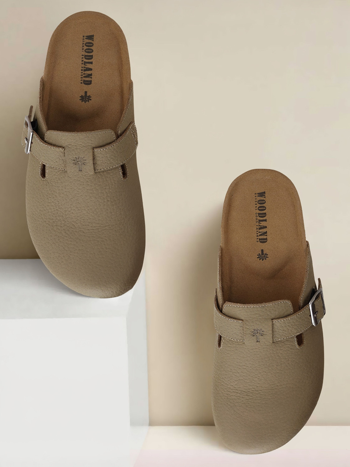 Image of WOODLAND Men Comfortable Soft Sole Lightweight Home Wear Slides