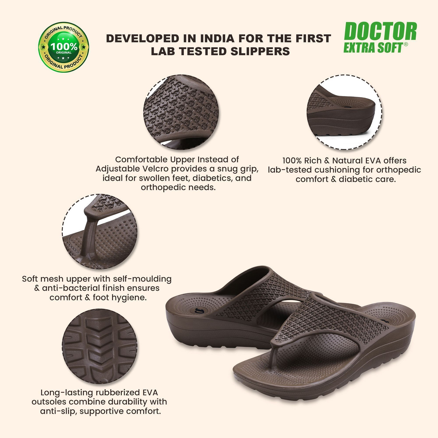 Image of DOCTOR EXTRA SOFT Women Slippers