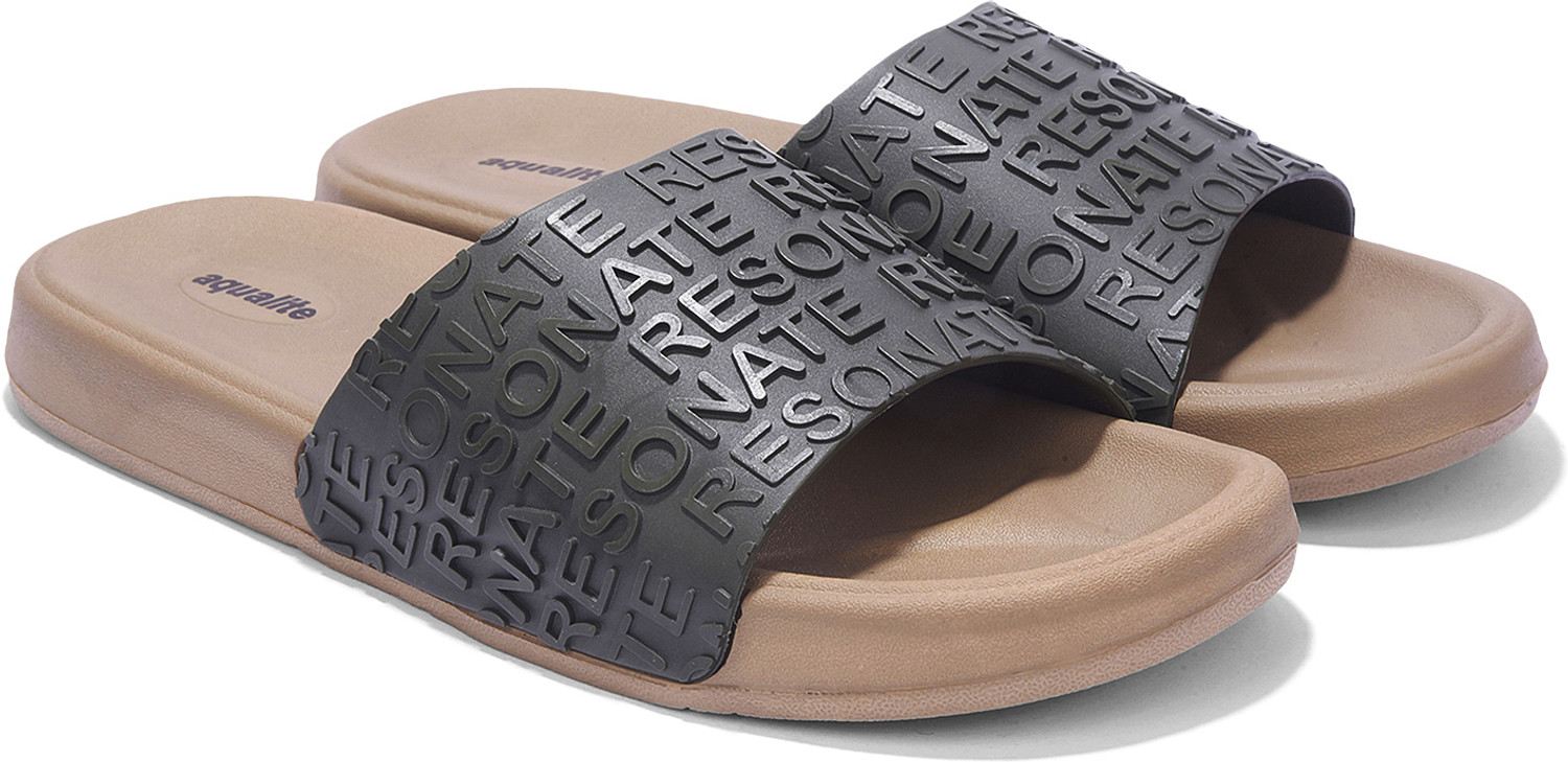Image of Aqualite Men Soft Cushion EVA Flip Flop Slippers for Men Lightweight Casual Bathroom Beach Slides