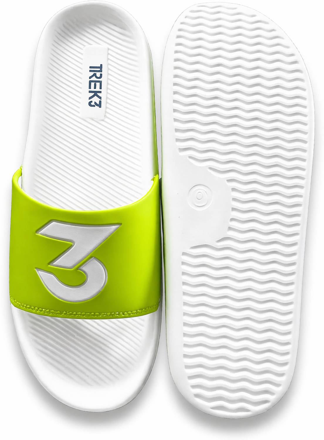 trek3 Men Green Slides - Image 2