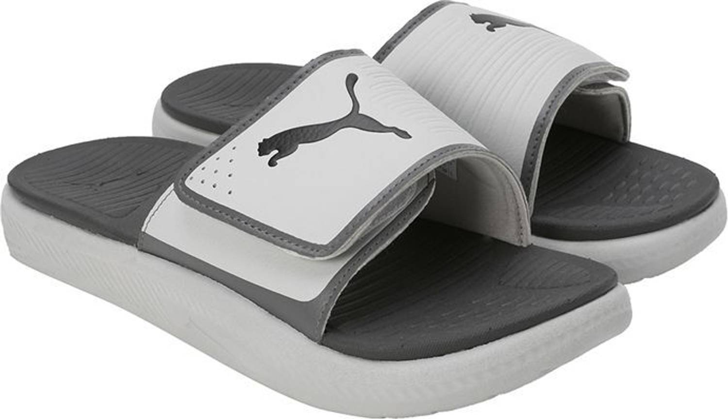 PUMA Men Softride Slide V Slides (Gray) - Image 5