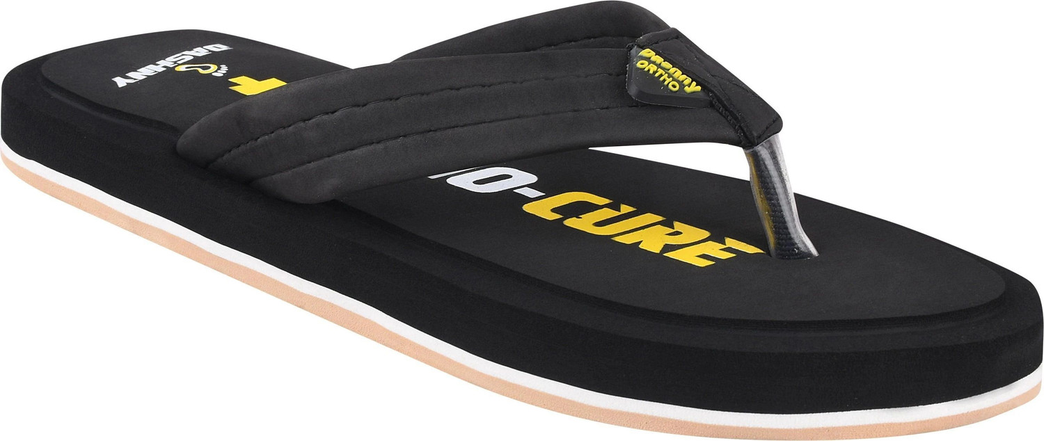 Image of DASHNY Men Ortho-Cure Orthopedic Soft Cushioned Slippers for Men (Sizes 6-12) Flip Flops