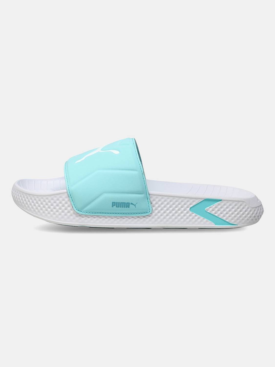 PUMA Women SoftridePro Leadpuff Wns Flip Flops White - Image 3